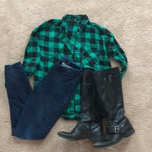 Buffalo checker button down!